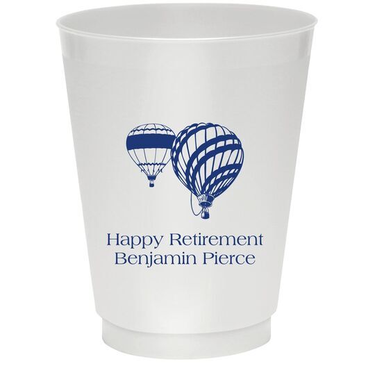 Hot Air Balloon Colored Shatterproof Cups